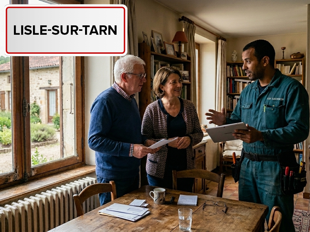 Installation de pompe à chaleur à Lisle-sur-Tarn (81310) dans le Tarn