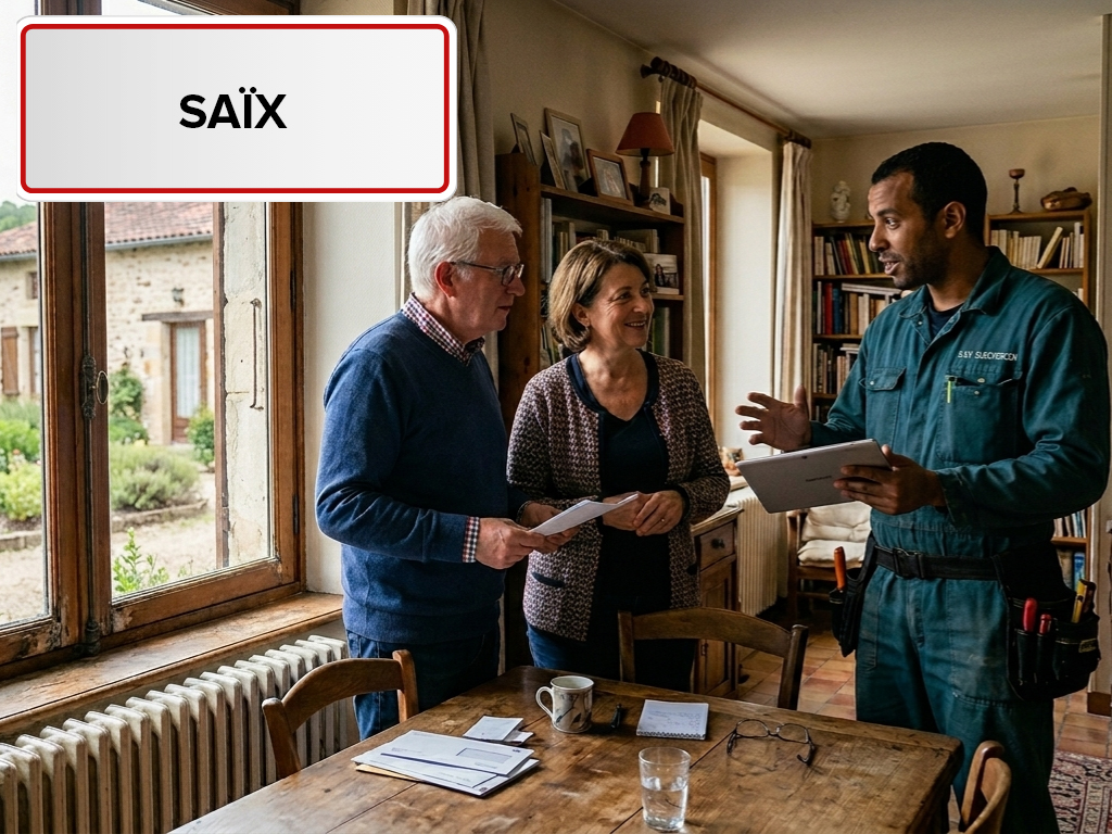 Installation de pompe à chaleur à Saïx (81710) dans le Tarn